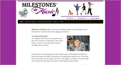 Desktop Screenshot of milestonesinmusic.com